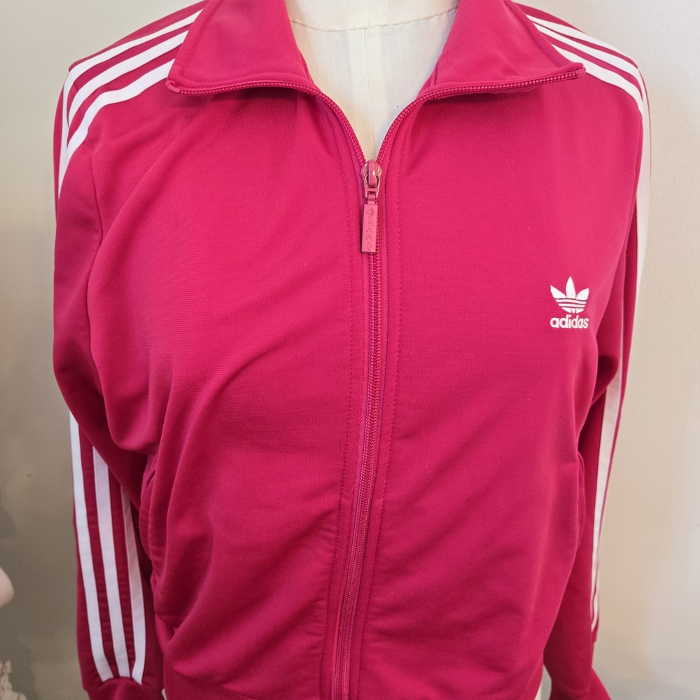 Adidas Women's Pink Track Jacket